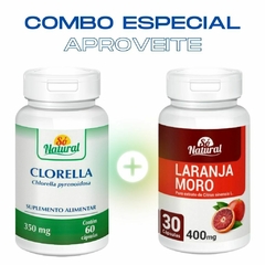 Kit emagrecimento - Clorella + Laranja Moro