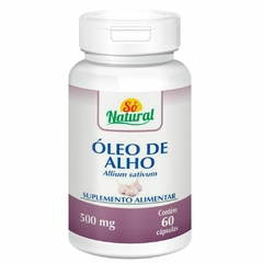 Óleo de Alho 500mg 60 capsulas Só Natural