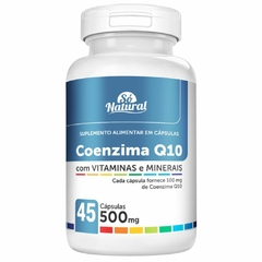 Coenzima Q10 - Vitaminas e Minerais 500 mg 45 cápsulas