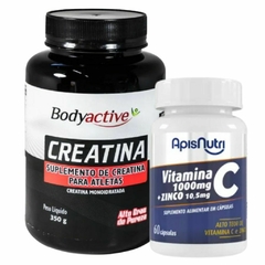 Creatina 350g + Vitamina/Zinco 60 Cap.