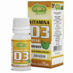 Vitamina D3 2000UI/gota - Colecalciferol Gotas 20 ml Unilife