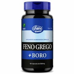 Feno Grego + Boro em cápsulas 500 mg - Unilife