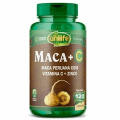 Maca + Vitamina e Zinco - 120 caps. - Unilife