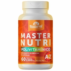 Master Nutri - Nova Fórmula - 1300mg 60 capsulas Só Natural