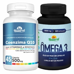 Ômega 3 120 Cap. + Coenzima Q10 45 Cap.