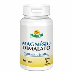 Magnésio Dimalato 400 mg 60 Cápsulas Só Natural