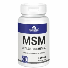 Metilsulfonilmetano - MSM - 60 cápsulas - 450 mg.