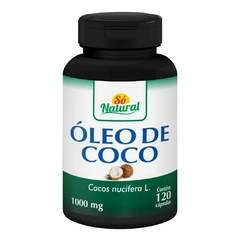 Óleo de Coco 1000mg 120 capsulas Só Natural