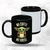 caneca Preta com tarja - capitalpersonalizados