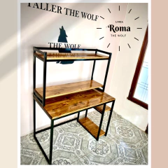 Escritorio con alzada - Línea ROMA