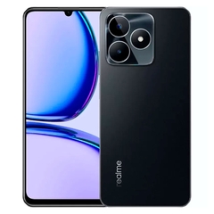 Celular Realme C53 RMX3760 128GB / 6GB RAM / Dual SIM / Tela 6.74" / Câmera Dupla - Myghty Black