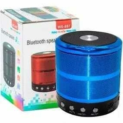 Imagem do Mini Caixa De Som Bluetooth Portátil USB MP3 P2 SD Rádio FM