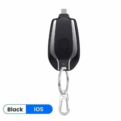 Carregador De Chaveiro Portátil Para IOS - iPhone Android | 1500mAh Ultra-Compacto Mini Carregamento Rápido - Blamuz Eletronic