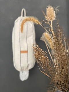 GUARDA BOLSAS. Rayas grises finitas. - Amelie home & deco
