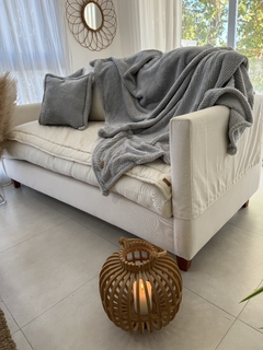 FUNDA ALMOHADON LISBOA. Gris. - comprar online