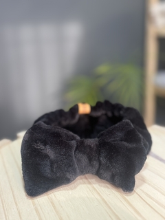 Vincha skincare. Negra. - comprar online