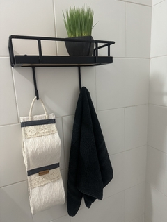 Porta rollos de papel. Con gris topo. - comprar online