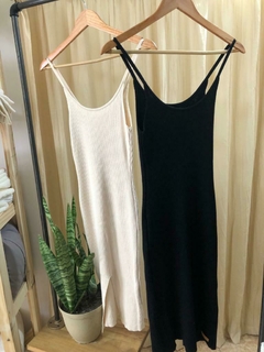 VESTIDO MIDI HILO CRUDO - comprar online