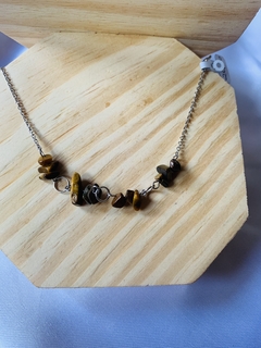 PULSEIRA DE OLHO DE TIGRE AÇO INOX - comprar online
