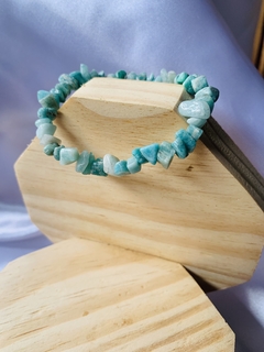 PULSEIRA DE AMAZONITA NATURAL - ADAPTAÇÃO, APRENDIZADO E ANTI-ESTRESSE