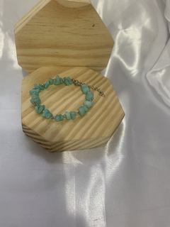 Imagem do PULSEIRA DE AMAZONITA AÇO INOX