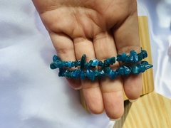 PULSEIRA DE APATITA AZUL na internet