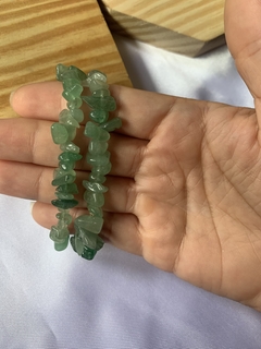 PULSEIRA DE QUARTZO VERDE - PEDRA DA SAÚDE - comprar online