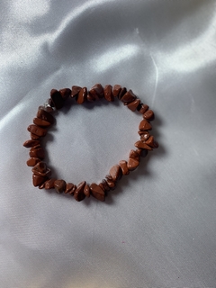PULSEIRA DE JASPE VERMELHO - PEDRA DA SEXUALIDADE - Ohana Gaia