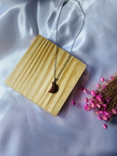 CHOKER DE AÇO INOX COM PEDRA DO SOL - comprar online