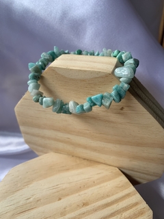 PULSEIRA DE AMAZONITA NATURAL - ADAPTAÇÃO, APRENDIZADO E ANTI-ESTRESSE - Ohana Gaia