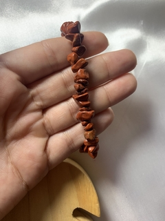 PULSEIRA DE JASPE VERMELHO - PEDRA DA SEXUALIDADE na internet