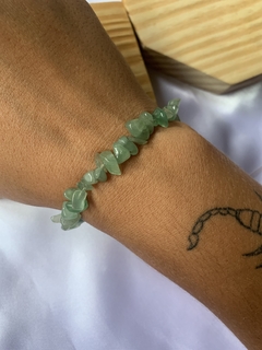 PULSEIRA DE QUARTZO VERDE - PEDRA DA SAÚDE - Ohana Gaia