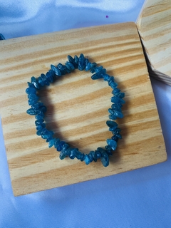 PULSEIRA DE APATITA AZUL