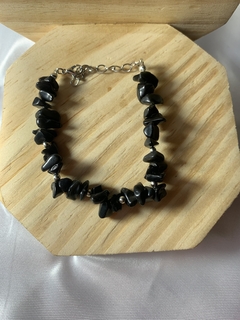 PULSEIRA DE ONIX AÇO INOX - Ohana Gaia