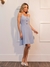 Vestido Curto Liso com Botão, Bojo e Alça - Estilo Casual, Confortável e Vers na internet