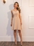 Imagem do Vestido Curto Liso com Botão, Bojo e Alça - Estilo Casual, Confortável e Vers
