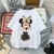 Vintage moda feminina dos desenhos animados mickey minnie verão disney kawaii t - RoyaleShop