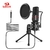 Redragon-Microfone Condensador XLR com Tripé, Áudio, Computador, Estúdio, PC, - comprar online