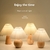 Nordic Candeeiros De Mesa Cerâmica Luzes De Mesa Coreano Rattan Cabeceira Night - RoyaleShop