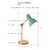 Abajur Criativo Nordic LED, Arte em madeira, LED Turn Head, Simples Bedside Desk - comprar online