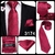 Gravata de Seda Elegent Gravata Para Homens Gravata Hanky Abotoa2023 Nova Borgonha Paisley - comprar online