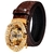 Cintos vermelho borgonha cinto de couro dos homem - RoyaleShop