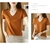Camiseta manga curta com decote em v feminina 100% algodão mercerizado, cor lis