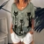 Camiseta gráfica feminina Anime Cat, decote em V, camiseta manga curta, streetw na internet