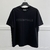 Unissex ESSENCIAIS borracha carta logotipo t-shirt, 100% algodão, solto, grande - RoyaleShop