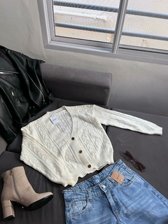 CÁRDIGANS DAMARIS (BLANCO) - comprar online
