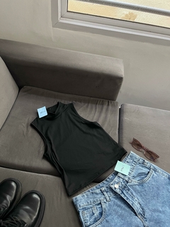 MUSCULOSAS MINA (NEGRA) - comprar online