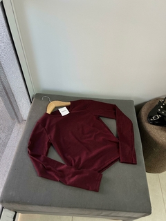 REMERAS LUNA (BORDÓ) - comprar online