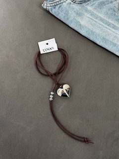 CHOKERS "CORAZÓN" (CHOCOLATE) - comprar online