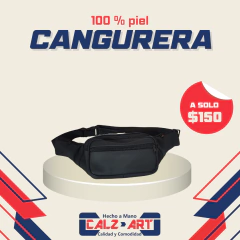 Cangurera de Piel